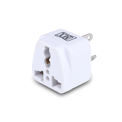 Image of MX India to Australia Plug Adapter - Type I Travel Conversion Plug for Australia, New Zealand, China & More - Converts Indian Plug for Laptops, Cameras, Chargers - 2 Pack