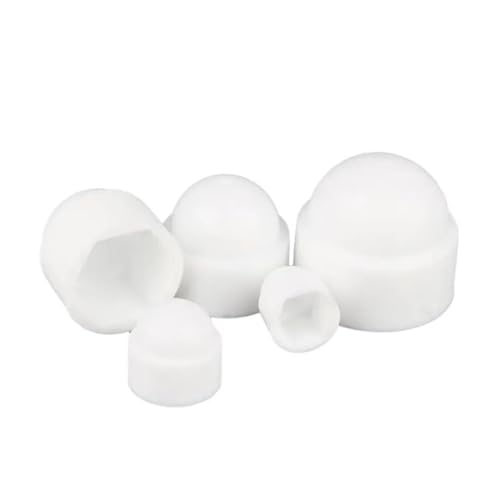 �Z�p�i�b�g�J�o�[�A�h�[���ی�L���b�v�͘I�o�����Z�p�v���X�`�b�NPE�{���g���J�o�[���܂�(White,M10X17X20mm (10pcs))