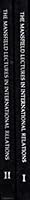 THE MANSFIELD LECTURES IN INTERNATIONAL RELATIONS - Two Volume Deluxe Edition Set B000KT603W Book Cover