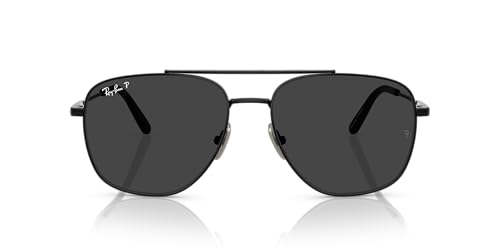 Image of Ray-Ban Unisex Rb8097 William Titanium Square Sunglasses