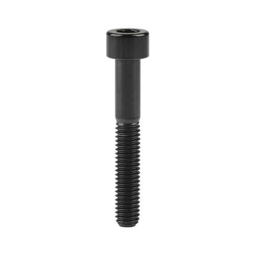 Tool Part for Titanium Ti M7 X 40/43mm DIN912 Gr5 Allen Socket Head Seatpost Bolts Bike Screws Bike Bullone Accessories Parts - (Color: Black/Thread Diameter: M7 / Length: 40mm)