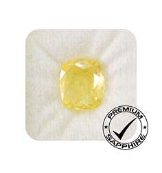 Unisex Crystal Unheated Untreated Pukhraj Stone 12.25 Ratti Natural Yellow Sapphire Gemstone for Men and Women-image-6