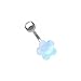 PUREFAA Practical Flower Belly Piercing Stainless Steel Heart Navel Jewelry Fashion Party Jewelry for Youthful Trendsetters Unique Be