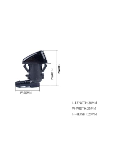 Buses de lave-glace pour Grand Cherokee 2011-2017 en ABS durable - 3