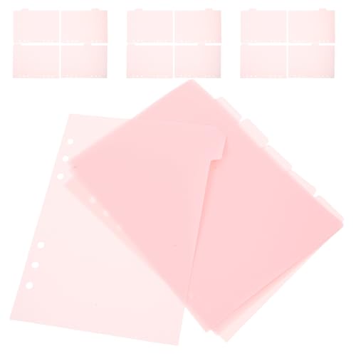 Separadores de carpeta A5 rosa para organizar tus apuntes de oficina y universidad