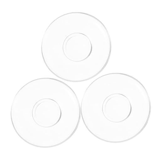 VALICLUD 3er Set Glas Untertassen