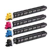 Toner compatible Kyocera TK8345 lot de 4 cartouches pour imprimante laser noir et couleur cyan magenta jaune