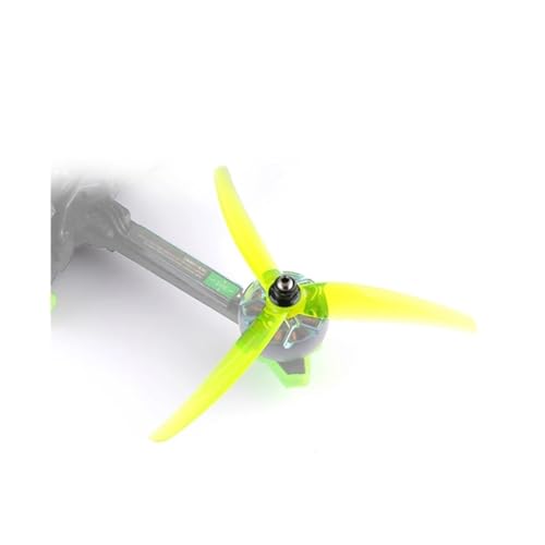 Hélice PC légère J40 V3 pour drone FPV 5 pouces - Lot de 2 paires Jaune