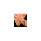 Wiwpar Vintage Indian Style Gold Bells Flower Tassel Finger Ring Bangle Bracelets Slave Hand Chain Harness Bracelet Party Weeding Gift for Women (gold)