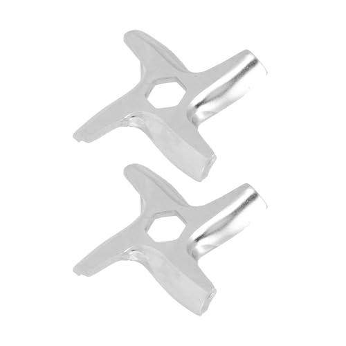 Zerodis Pièces de Hachoir à Viande Lame de Hachoir Lame en Acier Universelle pour à Viande à Main Accessoires de Broyage électrique Pièces de Lames -couteau en Acier Inoxydable Accessoires de à 2