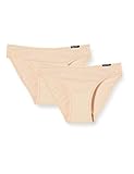 Skiny Damen Cotton Advantage Brazilian Slip, Skin, 40 (2er Pack)