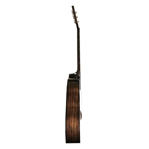 Image of Kadence A06-BK Acoustica 40 inch Acoustic Guitar | Grand Auditorium Cutaway | Ash Wood | Comes with Bag | Includes Learning Course | Black