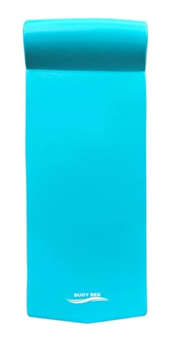 Buoy Bed Flotadores de Espuma para Piscina, flotadores de Espuma Extra Gruesa para Adultos, Resistentes, Color Aguamarina, 5.71 cm de Grosor