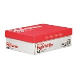 コピー用紙 ハイホワイト A3 2箱 5000枚 500枚×10冊 CHW-A3 Amazon | コピー用紙 High White A3 500枚x3冊/箱 | コピー用紙