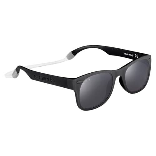 ROSHAMBO Unbreakable Square Sunglasses - Italian Made Polarized - BPA Free with Strap + Accessories - USA Assembled