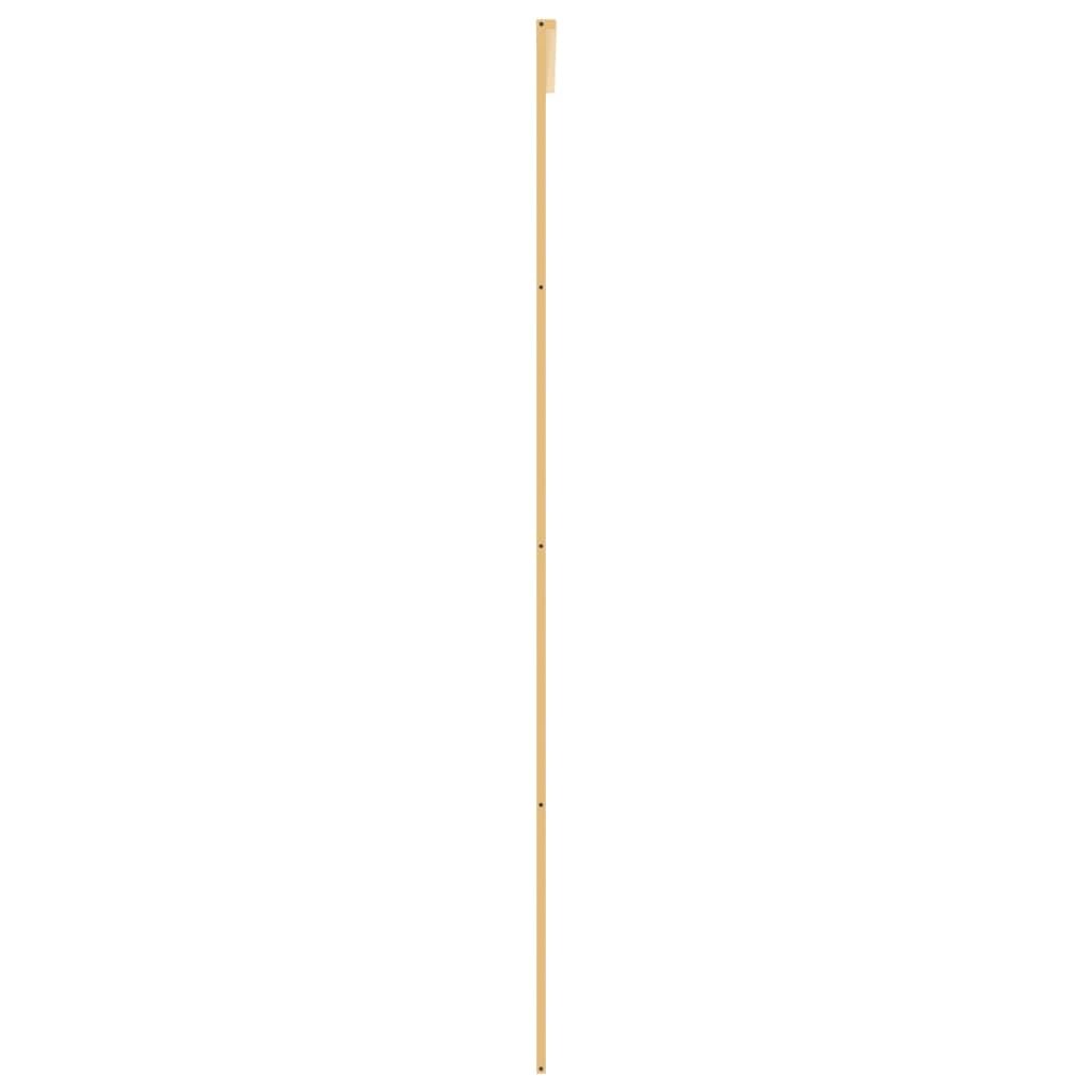 Drzwi przesuwne złote 102,5 x 205 cm, matowe szkło ESG, aluminium, materiały budowlane, drzwi, drzwi domowe