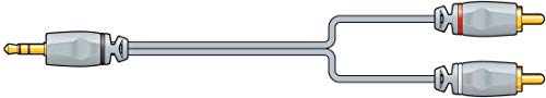Skytronic 1,5 stéréo 3.5mm Jack Plug à 2 x RCA Phono Pl Cover