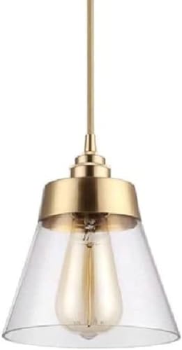Lustre de chevet en verre transparent au design minimaliste chic
