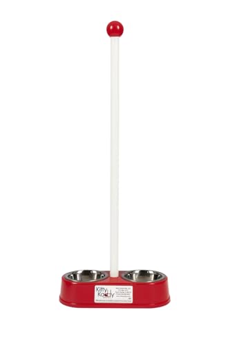 Double Diner for Cats & Dogs, 27-Inch Tall Pet Feeding