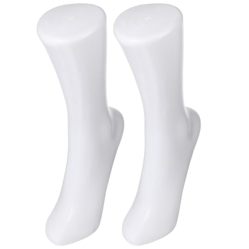 Healvian Weibliches Fußmodell Weiß 11.6 Zoll Socken Modell Fußdisplay Für Strümpfe Schmuck Präsentation Und Fußkettchen