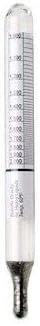 H-B Instrument B61806-0500 Dual-Scale Glass Hydrometer, 1.000-2.000 Sg 0.02/0-70 Baume