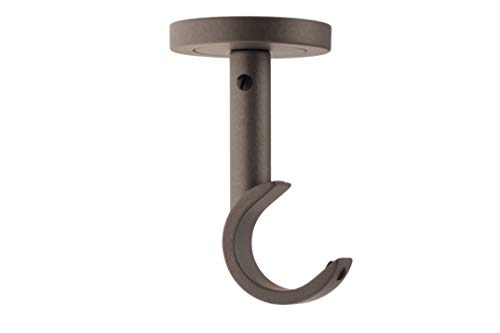 Ateliers28 Metal, Ø 28, 1 Soporte Techo 6,5 cm, Grafito T10070349