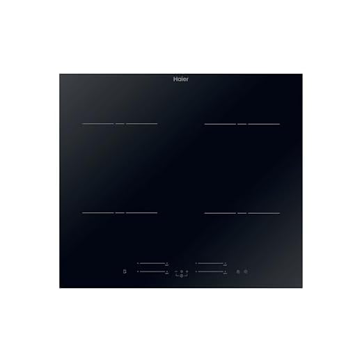 Haier ID Series 2 HAISJ64MC 60cm 4 Zone Induction, WiFi connected, Slider touch control, 9 power levels, booster function, timer function, Pause function, 5 year warranty 6 x 59 x 52cm