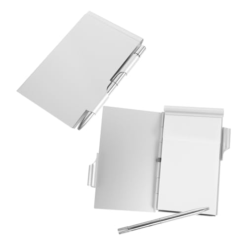 jojofuny 属製ポ ノート 可能ペン付き 軽量アルミニウムカ