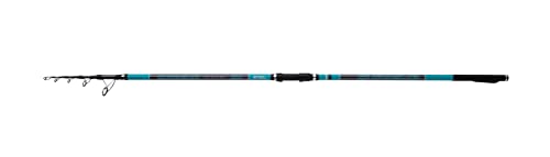 Mitchell Suprema SW Surf Tele, Canna da Pesca, Spinning, Surfcasting Fishing, Progettato e Sviluppato in Italia, Spin Acqua Salata, Unisex, Nero/Blu, 4.2m | 130-200g