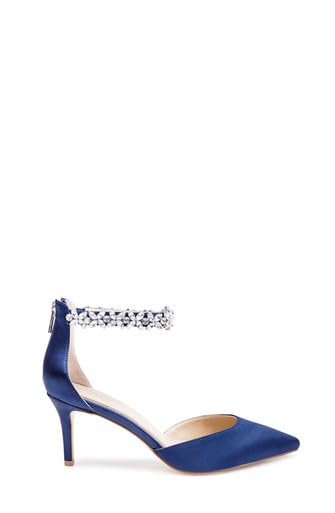 Jewel Badgley Mischka Raleigh Pointed Toe Kitten D'Orsay4