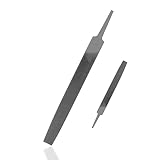 XINSHANG Flat Medium Cut File, Double Cut Teeth, 8 inches Length, Made of High Carbon Steel, Hand Fi