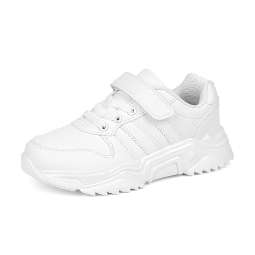 unisex-child white boys girls shoes antiskid tennis sneakers outdoor casual kids shoes running sneakerstoddlerlittle kidbig kid