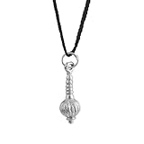 Duggu Handcrafted SIlver Plated Lord Bajrang Bali Hanuman Gada Pendan Pawanputra Hanumanji Gada Bajrangi Bhaijan Ghota, Hanuman Temple Fashion Pendant Religious Jewllery for Men/Women