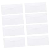 Angoily 40 Stück Weiße Briefumschläge ohne Fenster Leichte Papierumschläge für Internationale...