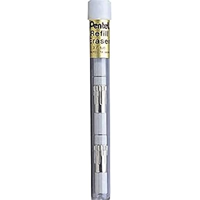 Pentel 399683 Refill Erasers White 12/Pack (Z2-1N),Tube