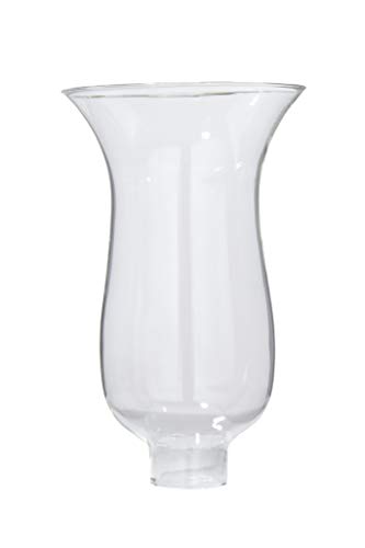 B&P Lamp® Royal Craft 1 5/8" X 8 1/4" Clear Hurricane Shade #TOP4