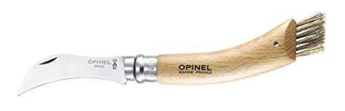 Opinel couteau à champignons haut de gamme avec manche ergonomique en bois durable