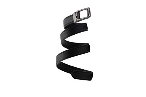 BLOWOUT SALE Ratchet Belt, Grey Gun Metal Automatic Buckle | Genuine Leather | Men’s Holiday Gift | SAVE 70%