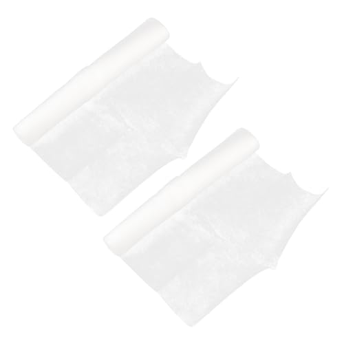 HONMEET 2rotoli Carta Assorbente Antiolio Per Filtro Cucina Resistente Al Calore Per Filtri Gamma Estrattore Fumi Casa e Ristorante Pratica e Traspirante