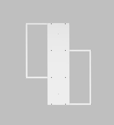 Image of ALEN Multipurpose Modular Wall Racks /Shelves /Organiser /Decor Particle Board Wall Shelf (Number of Shelves - 4, White)