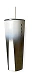 Starbucks 2021 Holiday Geometric White Ombre 24 oz Stainless Steel Tumbler