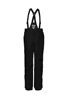 Killtec Mädchen ksw 77 grls pnts Funktionshose Skihose mit abzippbaren Latz Schneefang und Kantenschutz, Schwarz, 176 EU