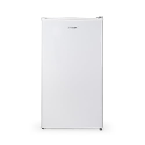 UNIVERSALBLUE Congelador Bajo Encimera Blanco | Congelador Arcón Refrigerador Vertical | Capacidad 60 litros | 2 puertas abatibles + 1 Cajón | Clasificación E | Puerta Reversible |