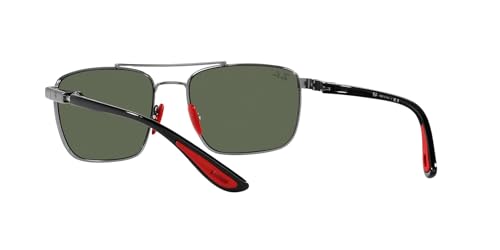 Image of Ray-Ban womens Rb3715m Scuderia Ferrari Collection Square Sunglasses