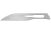 Produktbild MARTOR 10 x Skalpellklinge, Ersatzklingen Grafikmesser, Bastelmesser, Entgrater, 7,5 mm, Scharf, 1-fach Nutzbar, Nr. 14