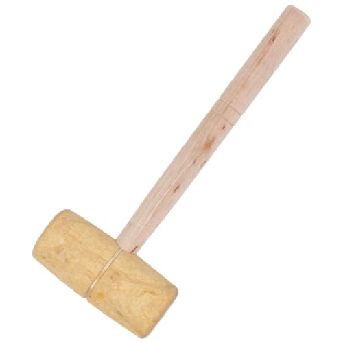 Ipetboom Petit Maillet En Bois Pour Travail Du Cuir Et Bois, Outil Polyvalent Compact Finition Lisse Pour Artisanat Et Bricolage
