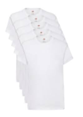 T-Shirt pour Enfant Mixte Fruit of The Loom Lot de 5 Anti Irritation