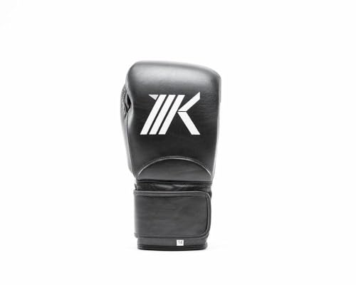 MK1 Select Hook & Loop Boxing Gloves | Premium Leather Training & Sparring Gloves | Boxing, Muay Thai, MMA, Bag Work | Exceptional Comfort & Protection | 12oz, 14oz, 16oz | Men & Women (Black, 12oz)