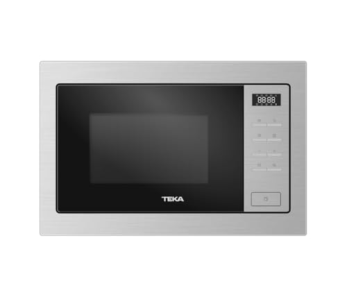 TEKA Microondas Integrable con Grill, Acero Inoxidable Antihuellas, Capacidad 25 L, 5 Niveles de...