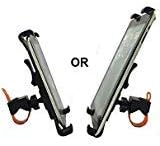 OCTO MOUNT Premium Universal Tablet Mount Holder for Car, Indoor Cycling, Stroller, Golf Cart, Shopping Cart, Camping, Desktop, Gym, Exercise Bike, Elliptical - Any Handlebar Up to 1.41 Inches